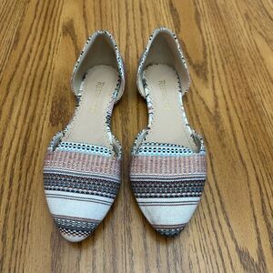 Restricted Women's Striped Flats - Multicolor